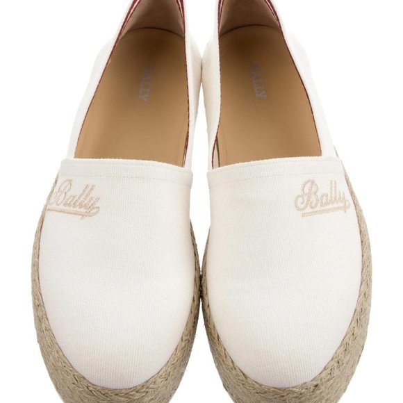 Bally Shoes - BALLY Canvas Embroidered Accent Espadrille Sneakers W/ BOX